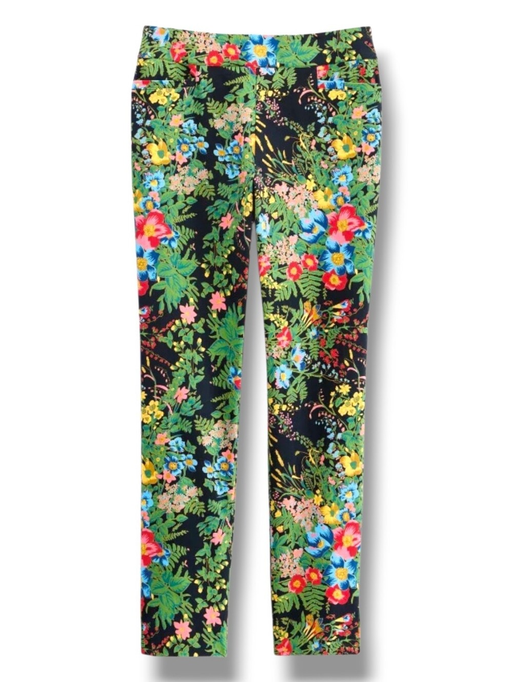 NEW Soft Surroundings Superla "In Bloom" Slim Leg Ankle Pants, Size Medium - Picture 4 of 4